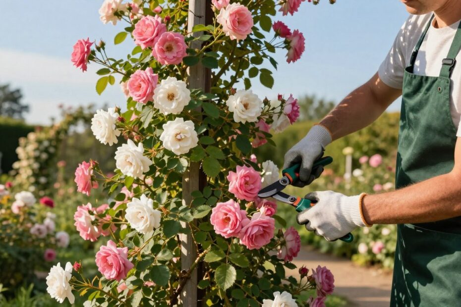 Jak i kiedy przycinać róże pnące