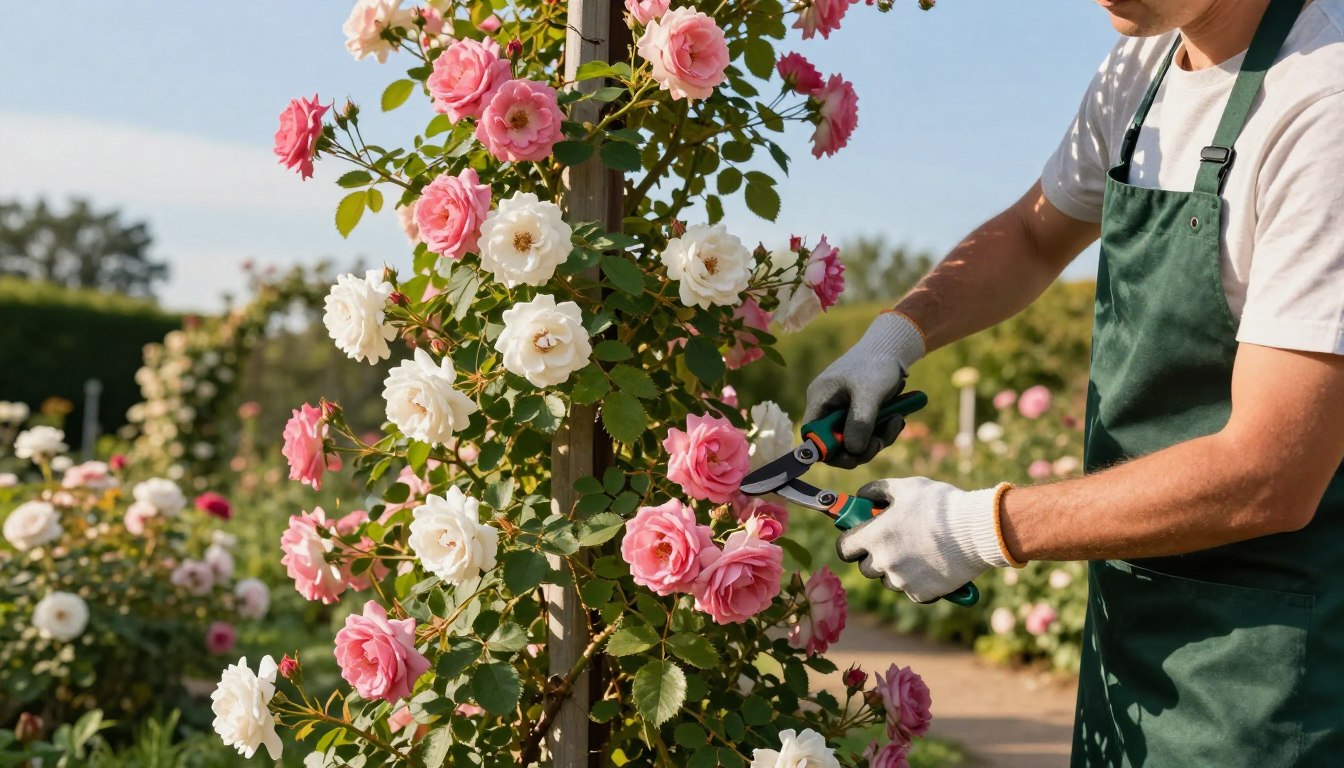 Jak i kiedy przycinać róże pnące