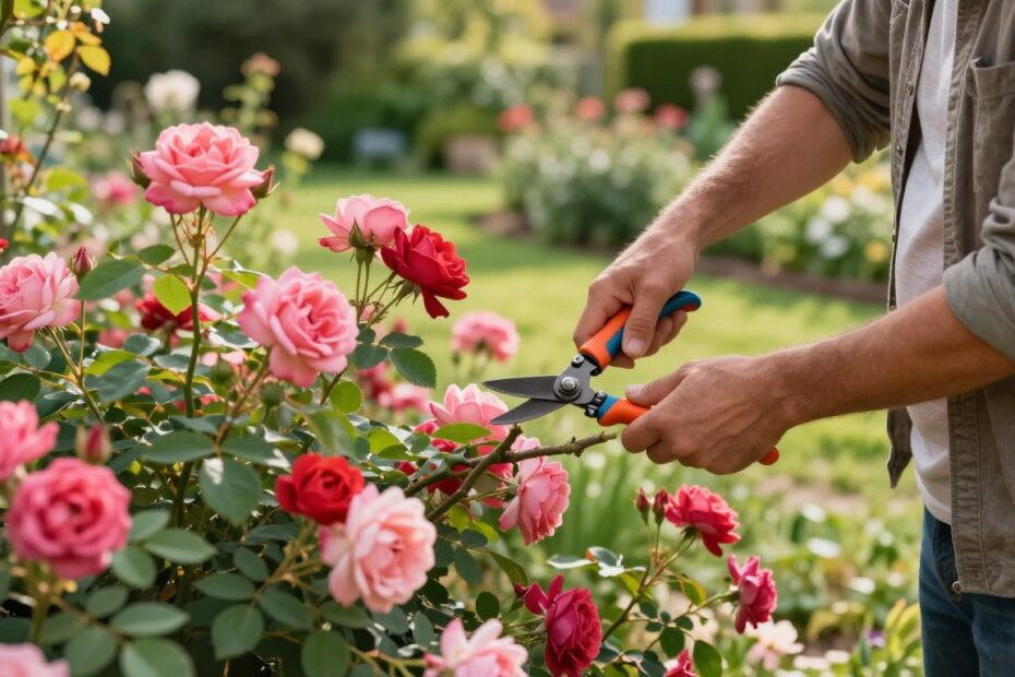 Jak obciąć róże pnące