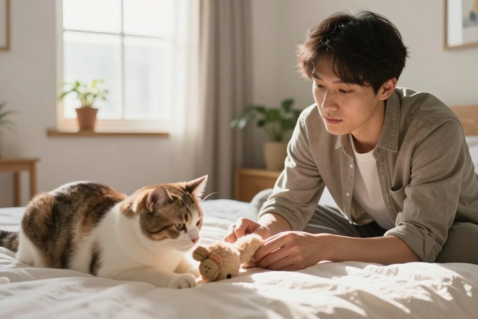 Jak oduczyć kota sikania na łóżko