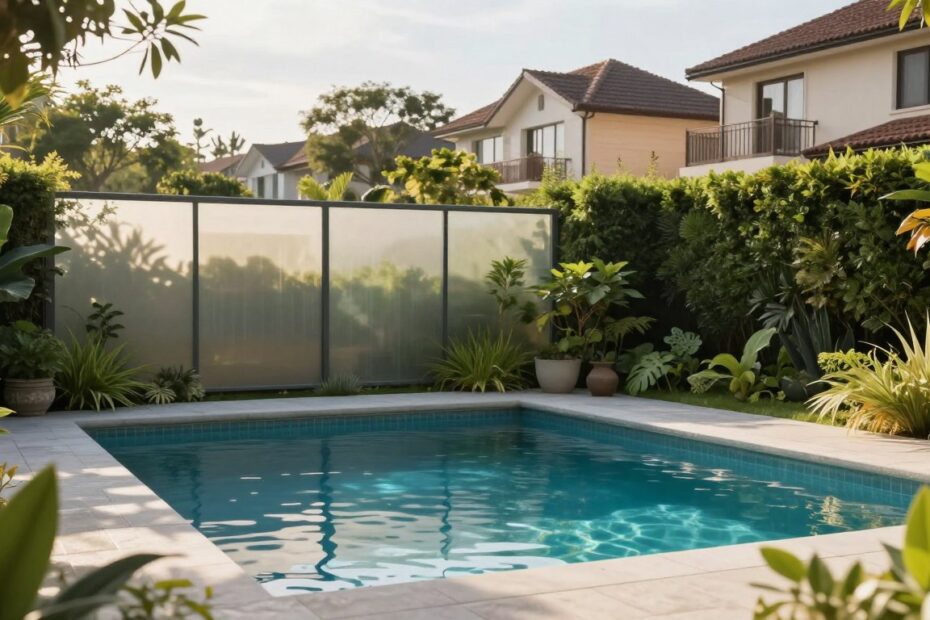 Jak osłonić basen przed sąsiadami