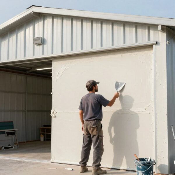 Jak otynkować garaż blaszany, aby elewacja była trwała i estetyczna