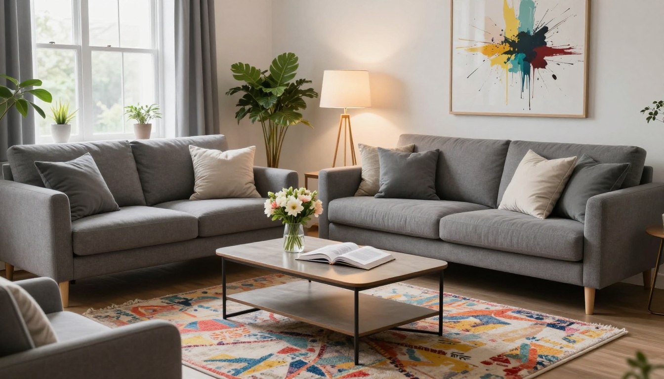 Jak ożywić szary salon