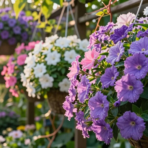 Jak pielęgnować surfinie, żeby kwitły obficie przez cały sezon