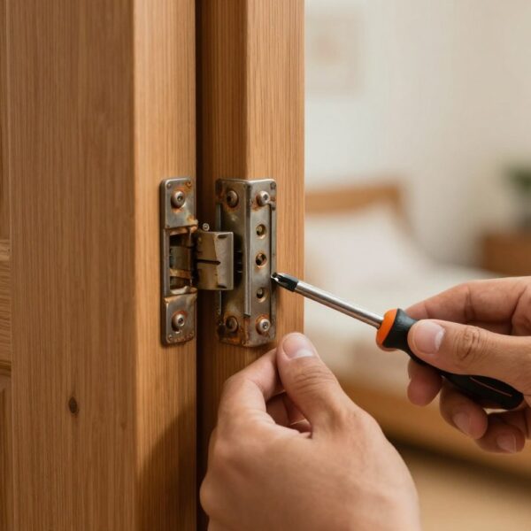 Jak podnieść drzwi na zawiasach, gdy ocierają i źle się domykają