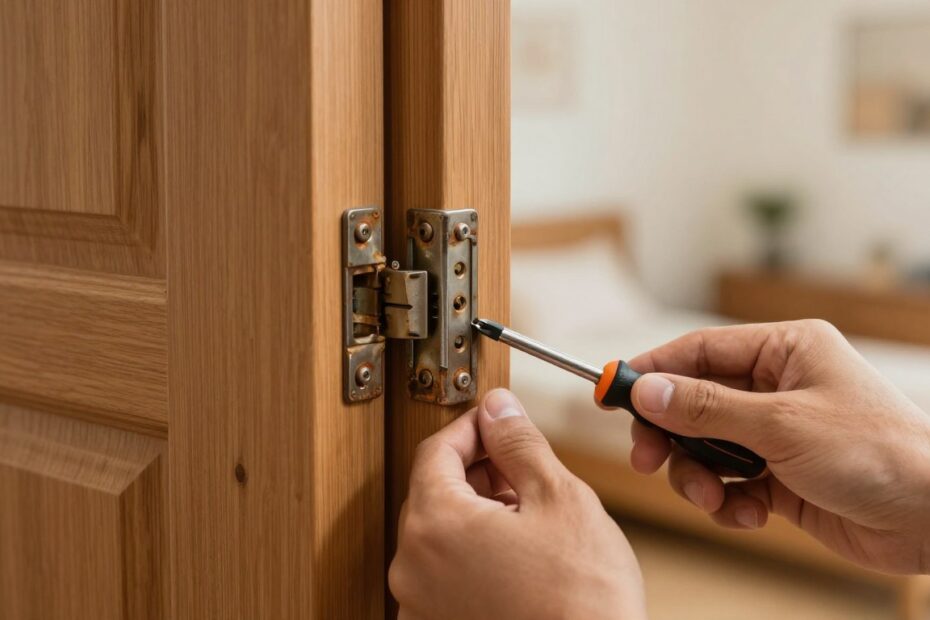 Jak podnieść drzwi na zawiasach