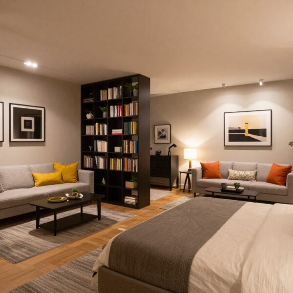 Jak podzielić pokój na sypialnię i salon