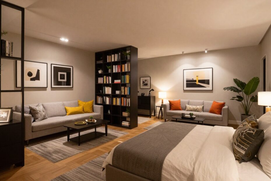 Jak podzielić pokój na sypialnię i salon