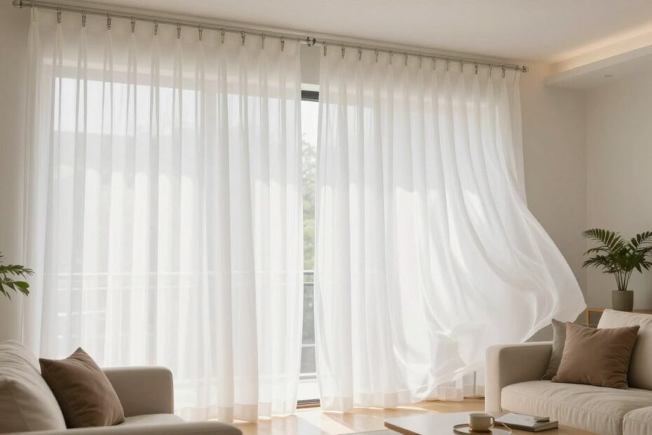 Jak powiesić firanki bez karnisza