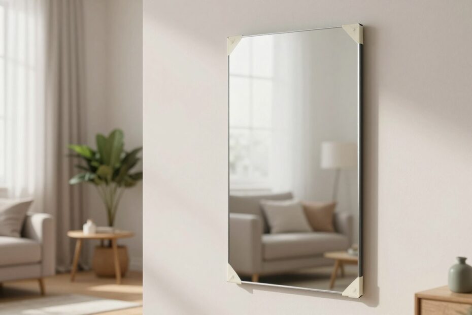 Jak powiesić lustro bez wiercenia