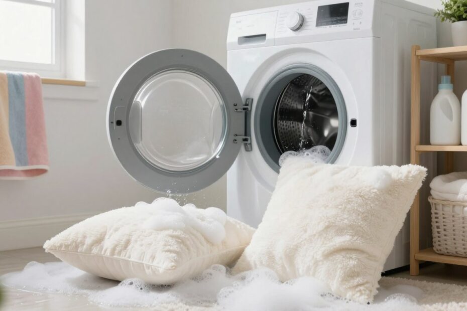 Jak prać poduszki syntetyczne