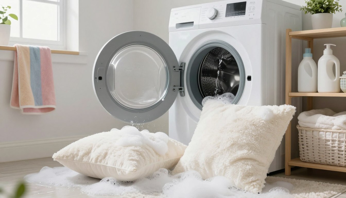 Jak prać poduszki syntetyczne