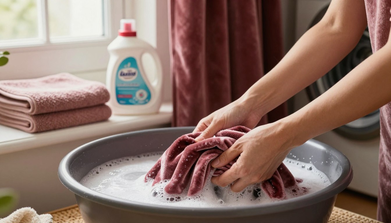 Jak prać zasłony welurowe