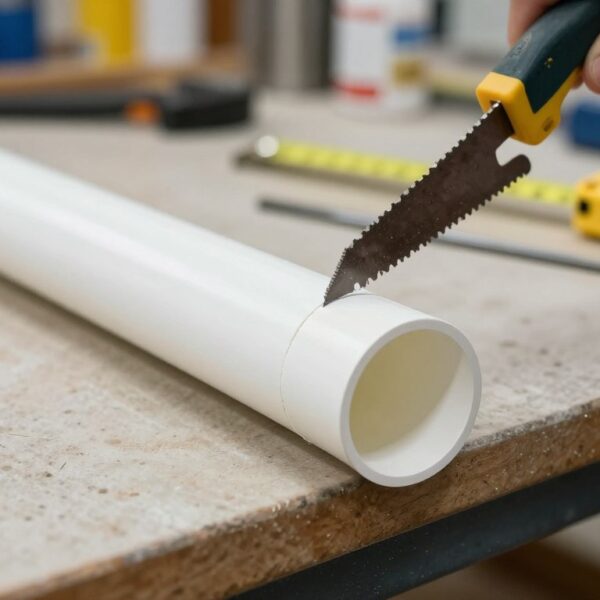 Jak przeciąć rurę PCV wzdłuż