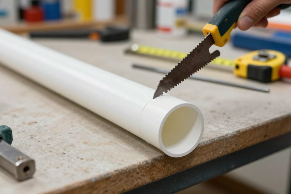 Jak przeciąć rurę PCV wzdłuż