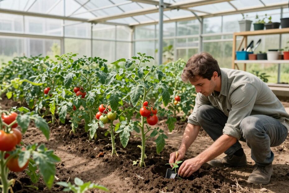 Jak sadzić pomidory w szklarni