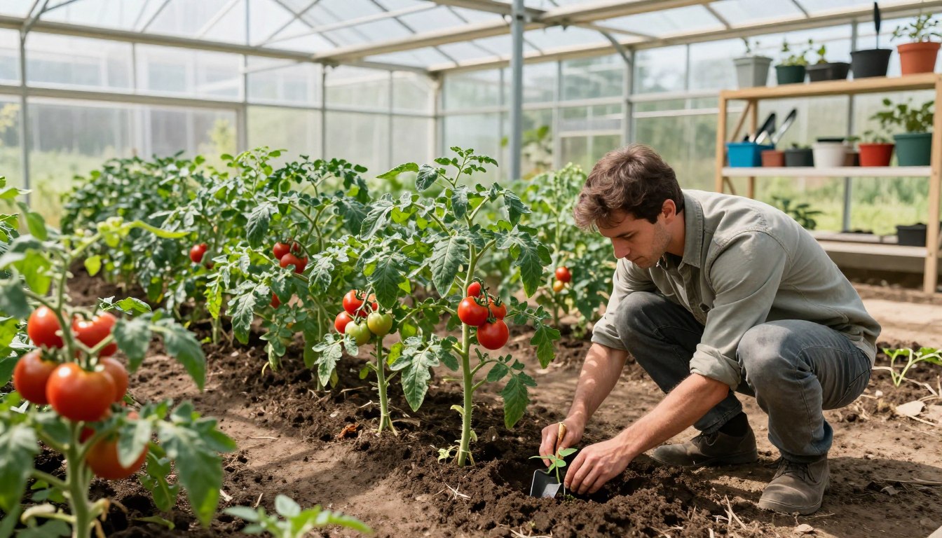 Jak sadzić pomidory w szklarni