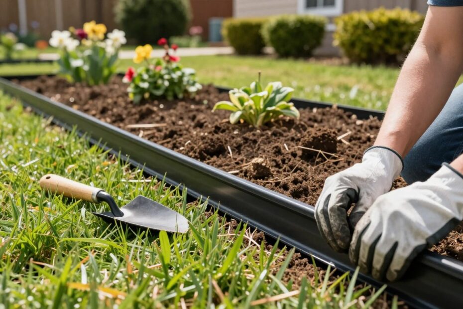 Jak wkopać obrzeże trawnikowe plastikowe