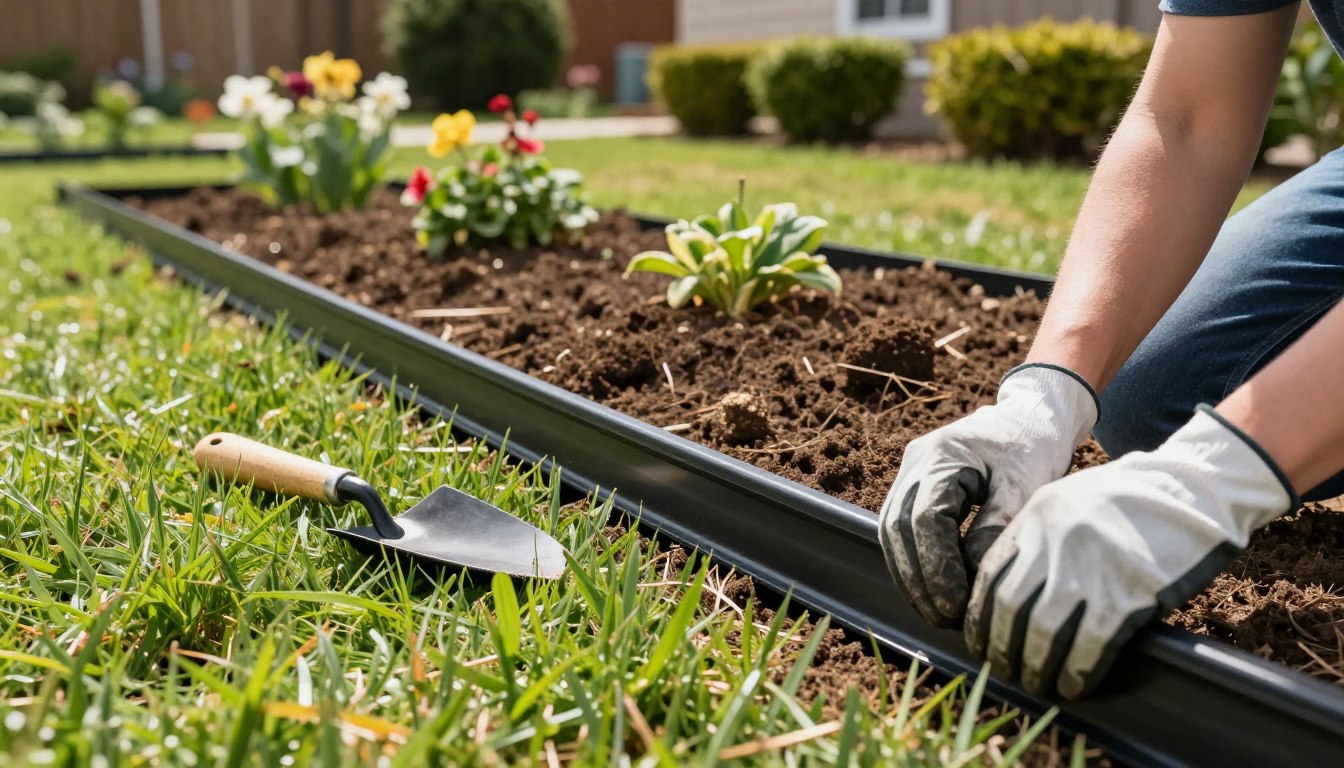 Jak wkopać obrzeże trawnikowe plastikowe