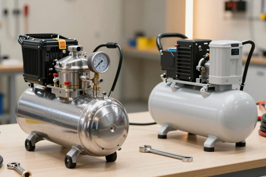 Jaki kompresor olejowy czy bezolejowy