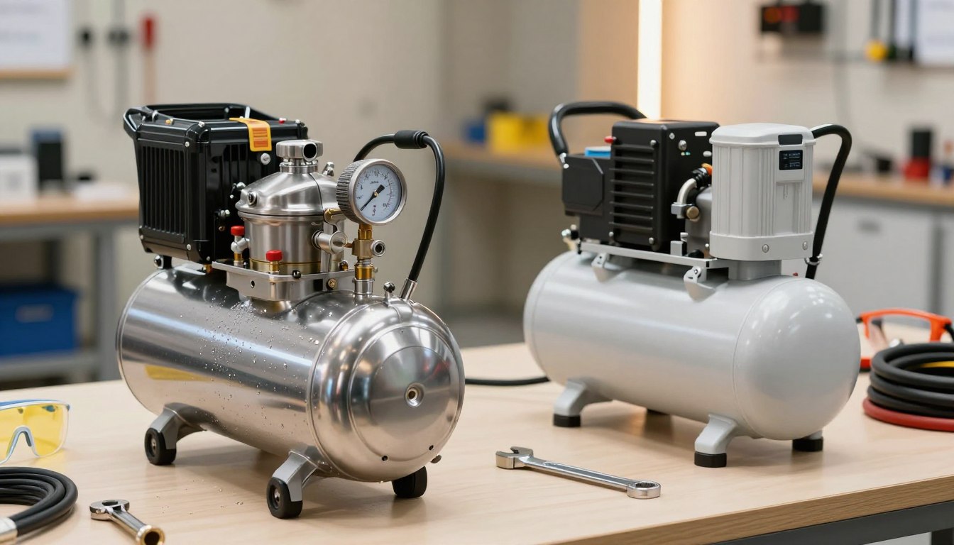 Jaki kompresor olejowy czy bezolejowy