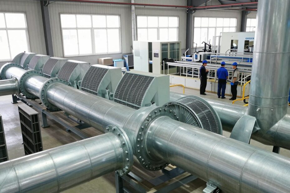 Wentylacja hali produkcyjnej